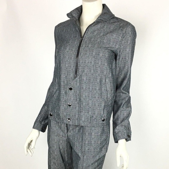 Derek Lam Utility Cropped Trouser Jacket Set - Picture 2 of 8